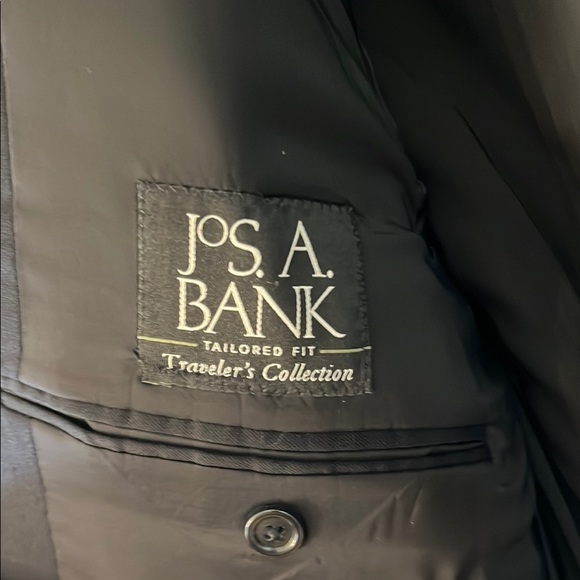 Black Classic Two-Button Suit Jacket - Picture 4 of 8